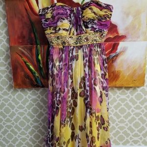 Animal Print Prom Dress